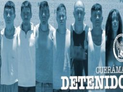 Según las autoridades, los detenidos pertenecen a una célula del crimen organizado. ESPECIAL
