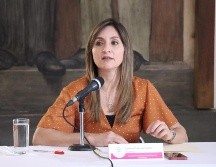 Cynthia Cantero Pacheco, Contralora Ciudadana, detalló que se hizo una investigación contra tres servidores públicos. ESPECIAL