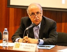 El actual embajador de México en Cuba, Miguel Díaz Reynoso, en conferencia magistral. EL INFORMADOR/ A. Navarro