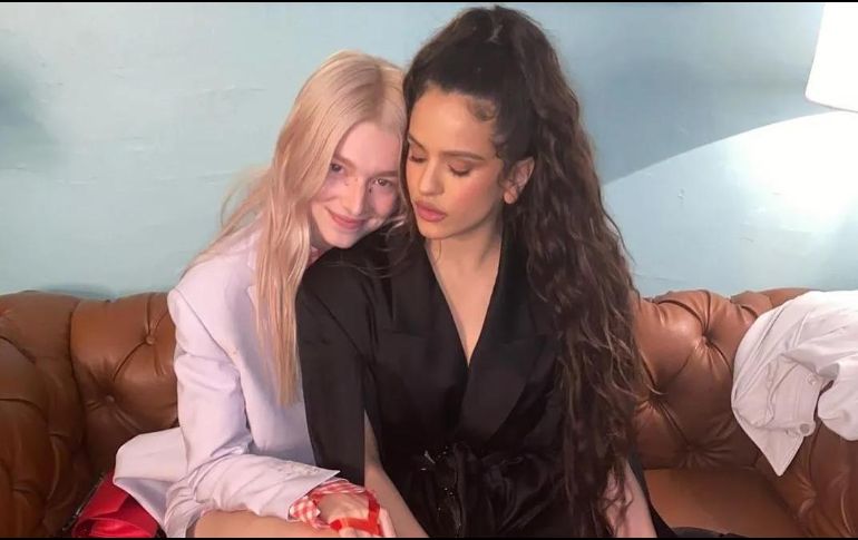 Rosalía y Hunter Schafer; usuarios sospechan que tuvieron un romance. ESPECIAL