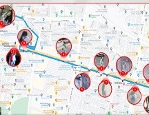 La Fiscalía dio a conocer el trayecto que siguió Sandra Analí antes de que desapareciera. ESPECIAL