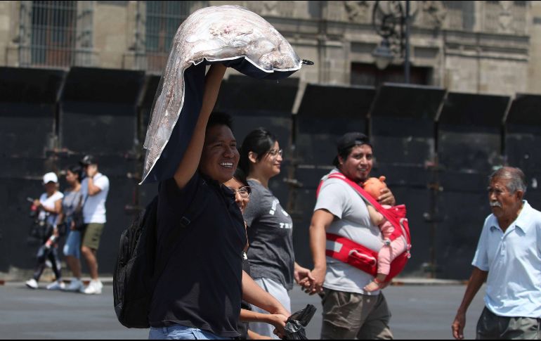 Se prevé para este día un ambiente muy caluroso con el cielo despejado en la Ciudad de México. SUN/C. Mejía