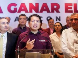 Mario Delgado, dirigente nacional de Morena, aseguró que no habrá derroches con el dinero del pueblo. EFE