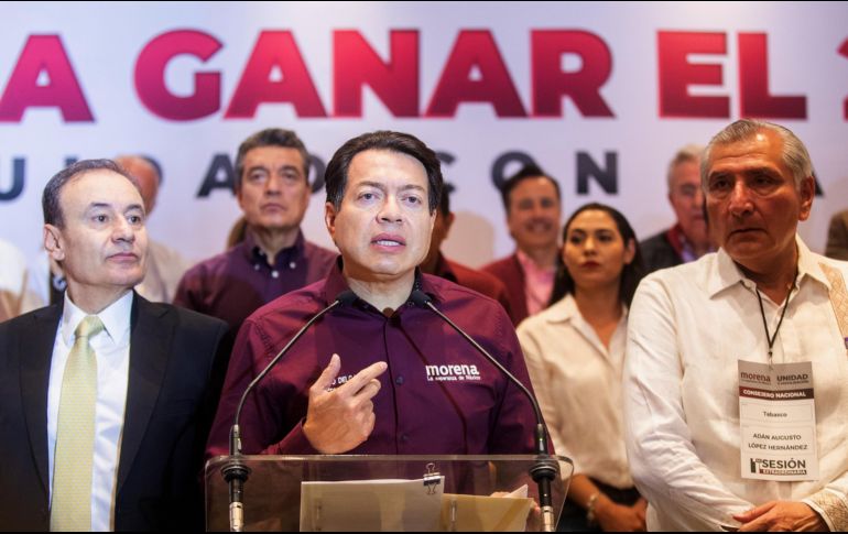 Mario Delgado, dirigente nacional de Morena, aseguró que no habrá derroches con el dinero del pueblo. EFE