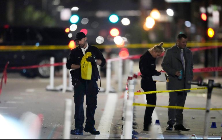 Tiroteo en Denver durante celebración del campeonato de los Nuggets. AP/ D. Zalubowski
