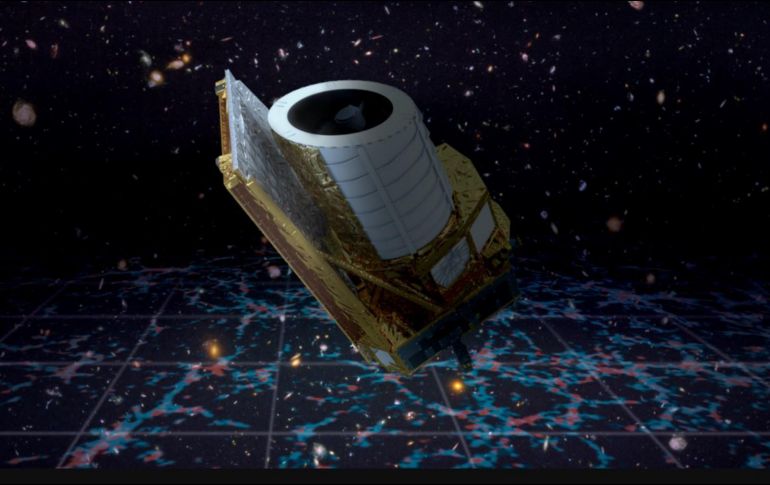Impresión artística de la misión Euclid en el espacio. EFE/Imagen cedida por ESA/Euclid/Consorcio Euclid/NASA