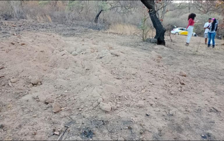 La fosa clandestina se ubica en San Isidro Mazatepec en Tlajomulco de Zúñiga. ESPECIAL