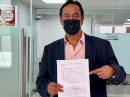 Salvador Cosío Gaona, en representación del Foro Plural Jalisco, inició el proceso de denuncias. ESPECIAL