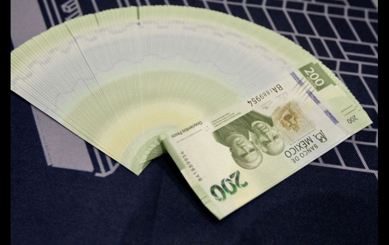 El peso mexicano continúa fortaleciéndose gracias a varios factores económicos. NTX/ARCHIVO