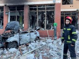 Los misiles causaron daños en edificios civiles. ESPECIAL