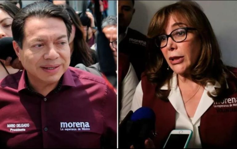 La diputada con licencia no estaba 'invitada' al proceso, dijo Mario Delgado. ESPECIAL
