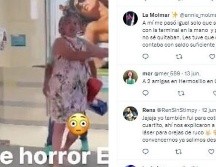 En el video se ve a una mujer molesta que denuncia maltratos de la empresa de depilación. ESPECIAL