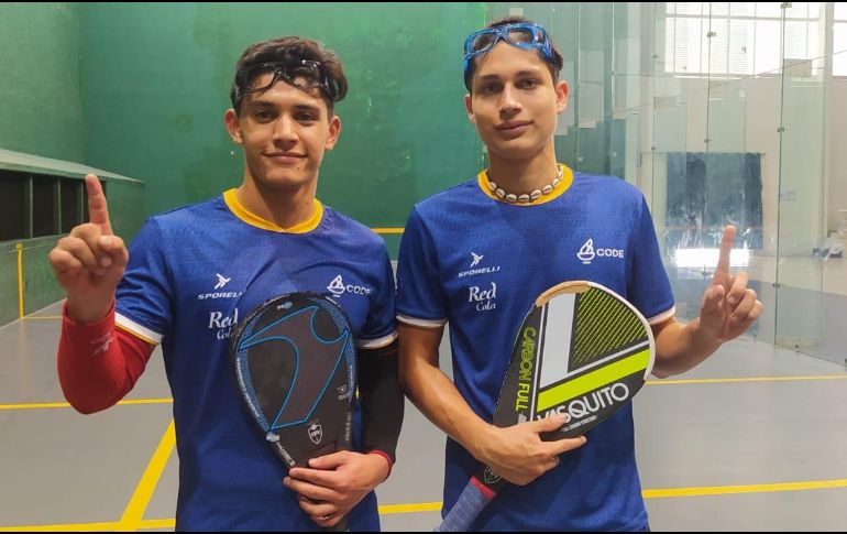 Fueron los juveniles Jorge Olvera y Antonio Méndez quienes obtuvieron el primer oro este jueves. ESPECIAL/Code Jalisco