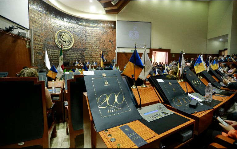 Este viernes hubo una sesión solemne del Congreso del Estado por los 200 años de Jalisco como Entidad Libre y Soberana. EL INFORMADOR/ C. ZEPEDA