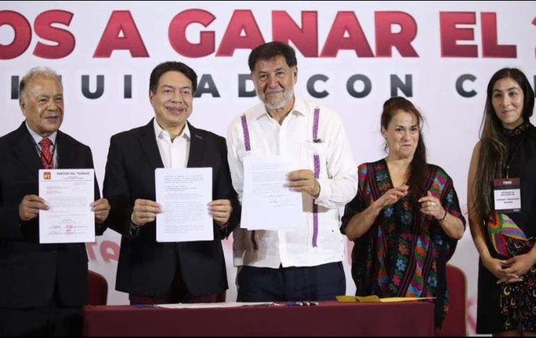 Gerardo Fernández Noroña hizo oficial su registro. ESPECIAL