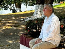 “¡Qué agusticidad!”, escribió el exsecretario en la fotografía que difundió en redes sociales. TWITTER/adan_augusto