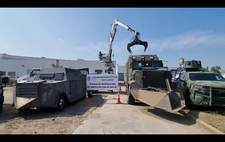 Así eran los impactantes vehículos monstruos asegurados a un cártel (FOTOS)