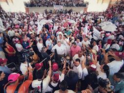 Adán Augusto inició su gira en Puerto Vallarta. TWITTER/@adan_augusto