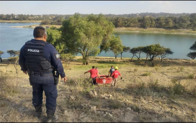 Localizan al joven sin vida en el Lago Guadalupe. ESPECIAL