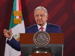 López Obrador recordó en la mañanera en Palacio Nacional, la vida de Salvador Allende y ha sido invitado por Chile al homenaje del expresidente. SUN / H. Salvador