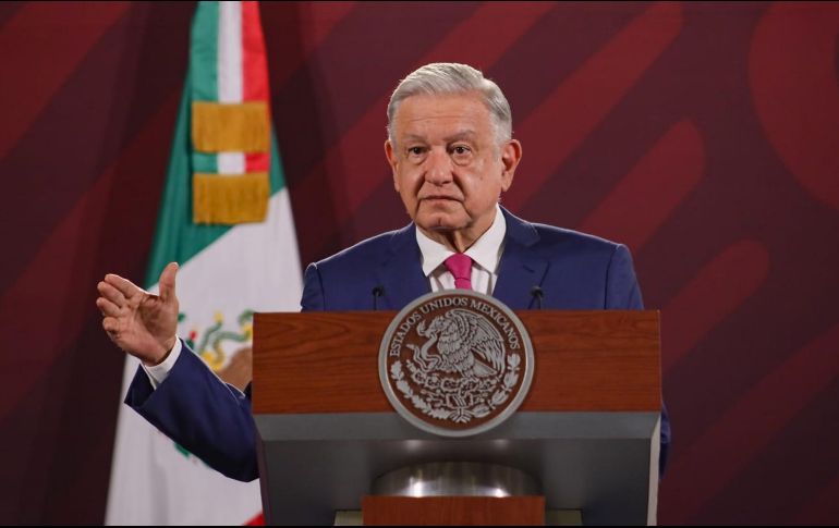 López Obrador recordó en la mañanera en Palacio Nacional, la vida de Salvador Allende y ha sido invitado por Chile al homenaje del expresidente. SUN / H. Salvador