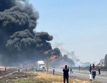 Se desconoce todavía el número de vehículos involucrados o posibles víctimas .ESPECIAL/Twitter