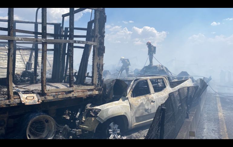 Las impactantes imágenes del accidente en la carretera Zapotlanejo