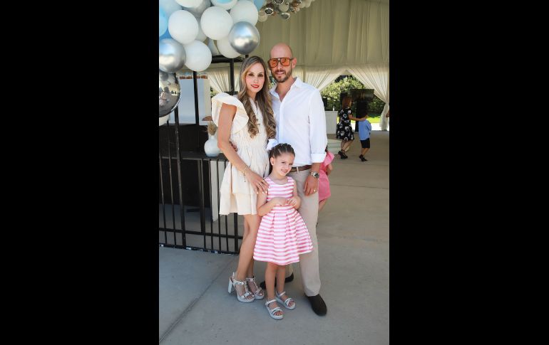 Rebeca Sifuentes, David de la Garza y Romina de la Garza. GENTE BIEN JALISCO/ Antonio Martínez