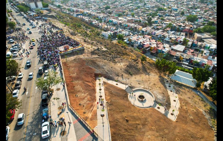 Parque Lineal Demóstenes, al Oriente de la Ciudad. EL INFORMADOR/ A. Navarro