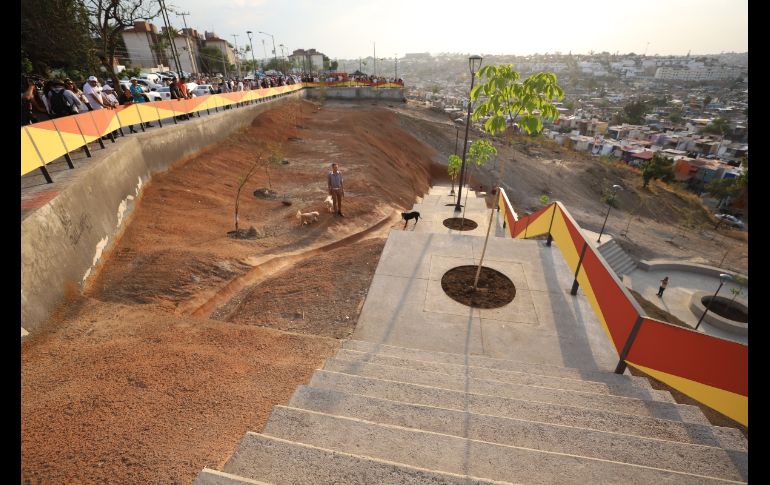 Parque Lineal Demóstenes, al Oriente de la Ciudad. ESPECIAL
