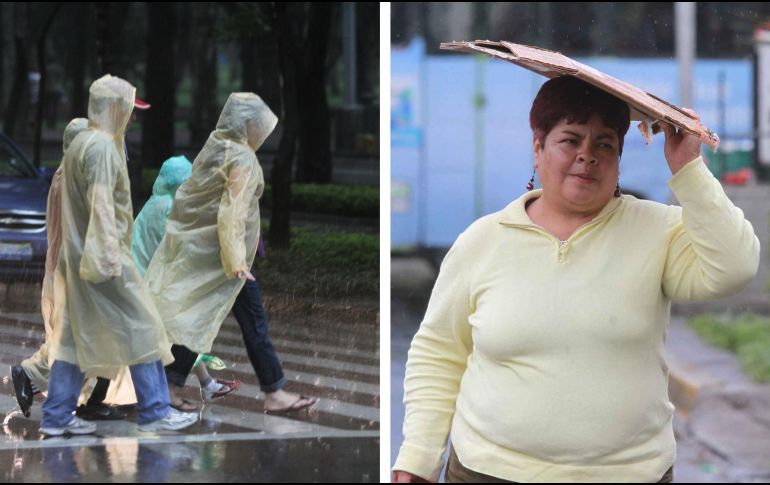 El pronóstico del clima señala que se esperan lluvias aisladas (0.1 a 5 mm) en Nuevo León, Zacatecas, Jalisco y Colima. NTX / ARCHIVO