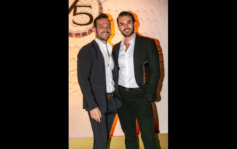 Ari Tinajero y Ricardo Gómez. GENTE BIEN JALISCO/ Jorge Soltero