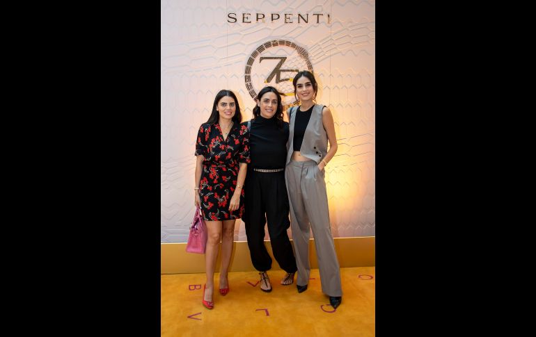 Anita Cuevas, Ximena Urrutia y Ale Infante. GENTE BIEN JALISCO/ Christian Pérez