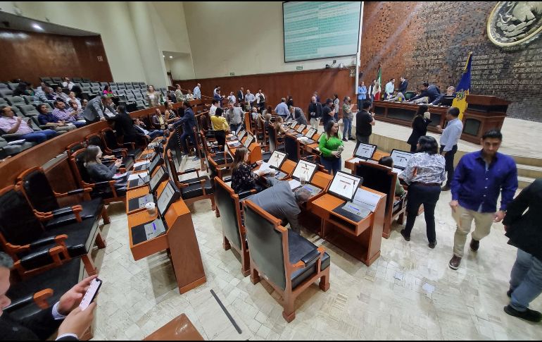 En el Congreso de Jalisco hay 24 diputadas y 14 diputados. EL INFORMADOR/ ARCHIVO