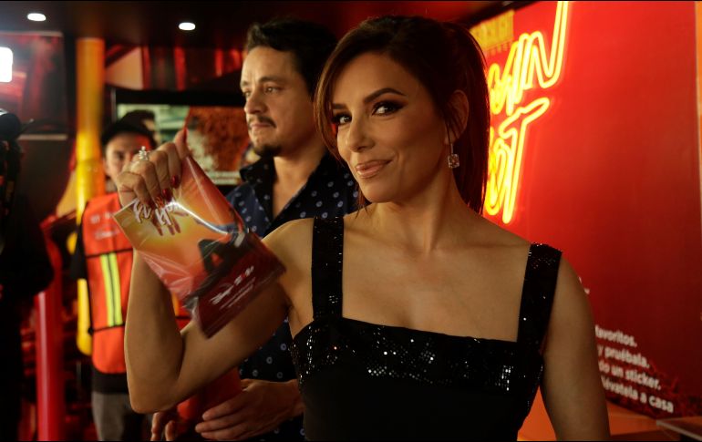 Eva Longoria en la presentación de 