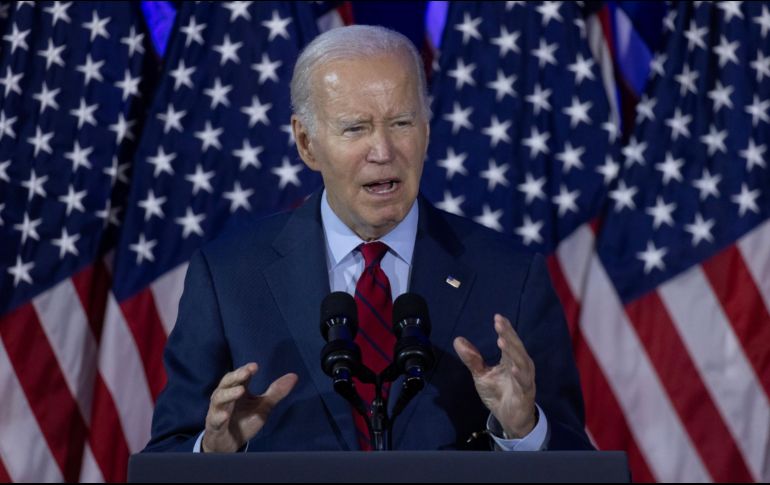 Joe Biden, está siendo informado a a medida que el jefe del grupo de mercenarios rusos Wagner, Yevgueni Prigozhin, endurece su retórica contra el Ministerio de Defensa de Rusia. EFE / M. Reynolds