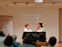 Laura González Matute realizó una plática acerca de la relación del muralista José Clemente Orozco ESPECIAL/ SC federal/ INBAL.