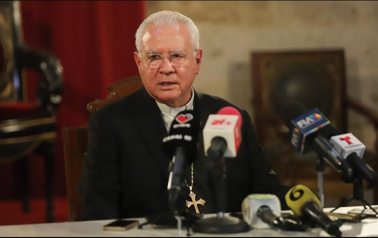 El Cardenal Francisco Robles Ortega pide a la ciudadanía apoyar con el cuidado del medio ambiente. EL INFORMADOR/ ARCHIVO