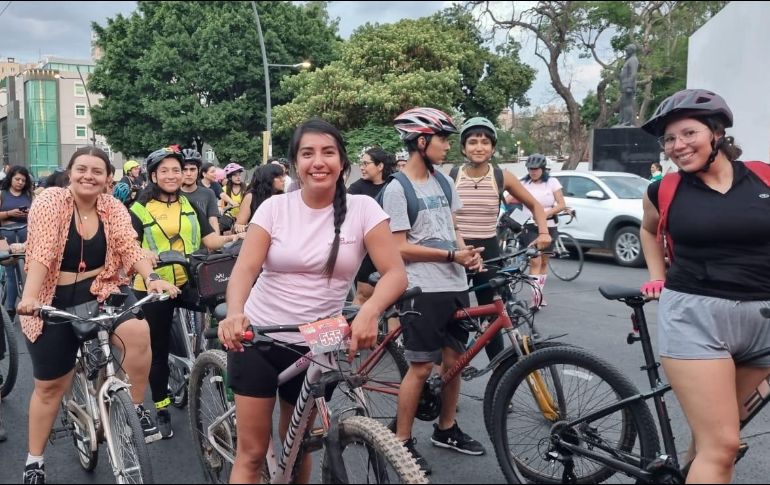 Tapatías se sumaron a la rodada nacional de Morras para Morras, en su 3° edición a nivel nacional y primera en Guadalajara. EL INFORMADOR/ E. Zamudio