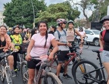 Tapatías se sumaron a la rodada nacional de Morras para Morras, en su 3° edición a nivel nacional y primera en Guadalajara. EL INFORMADOR/ E. Zamudio