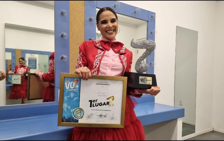 Cristy Vázquez es la ganadora de “La Voz Zapopan” de 2023. EL INFORMADOR/ E. Esparza