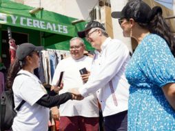 El ex canciller Marcelo Ebrard estuvo en Puerto Vallarta como parte de sus recorridos por el país. ESPECIAL