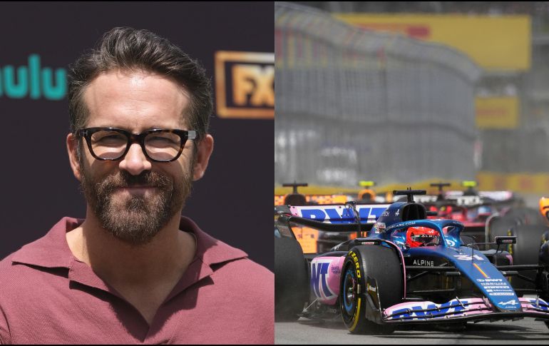 Ryan Reynolds será propietario de cierta parte del equipo que ocupa actualmente el quinto lugar gracias a sus pilotos, los franceses Esteban Ocon y Pierre Gasly. AFP / ESPECIAL