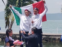 México osechó cuatro preseas de oro en el primer día de finales de remo. TWITTER / @CONADE