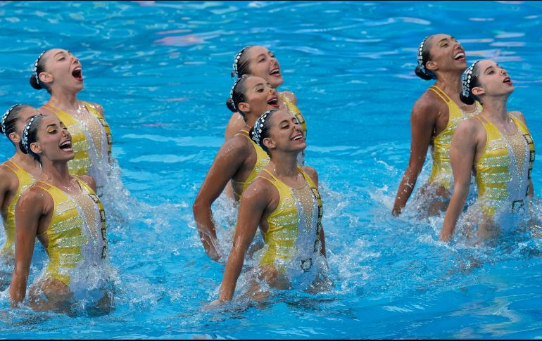 Las sirenas mexicanas terminaron decepcionadas por los criterios de calificación de la prueba. AP/A. Franco