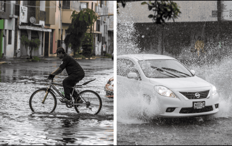 Las lluvias de fuertes a intensas podrían originar incremento en los niveles de ríos y arroyos, deslaves e inundaciones en zonas bajas de terreno. EL INFORMADOR / ARCHIVO