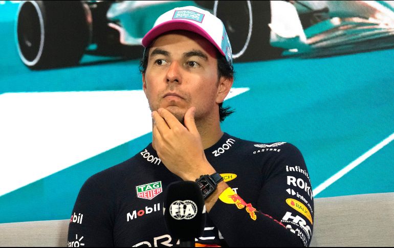 El piloto mexicano no ha podido subirse al podio en los últimos tres Grandes Premios de la F1. AP / ARCHIVO