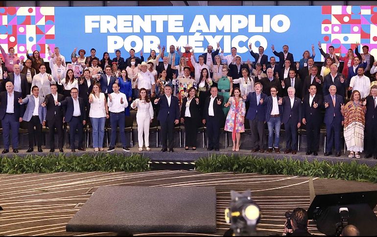 Quienes no han definido aún su participación son la senadora Claudia Ruiz Massieu, del PRI; y el empresario Gustavo de Hoyos. SUN / B. Fregoso