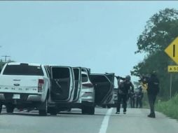 Los policías viajaban en un camión de transporte de personal cuando fueron privados de su libertad. SUN