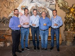 Gabriel oceguera, Eduardo Minakata, Guillermo Escamilla, Octavio López y Francisco Mojica. GENTE BIEN JALISCO/ Christian Pérez